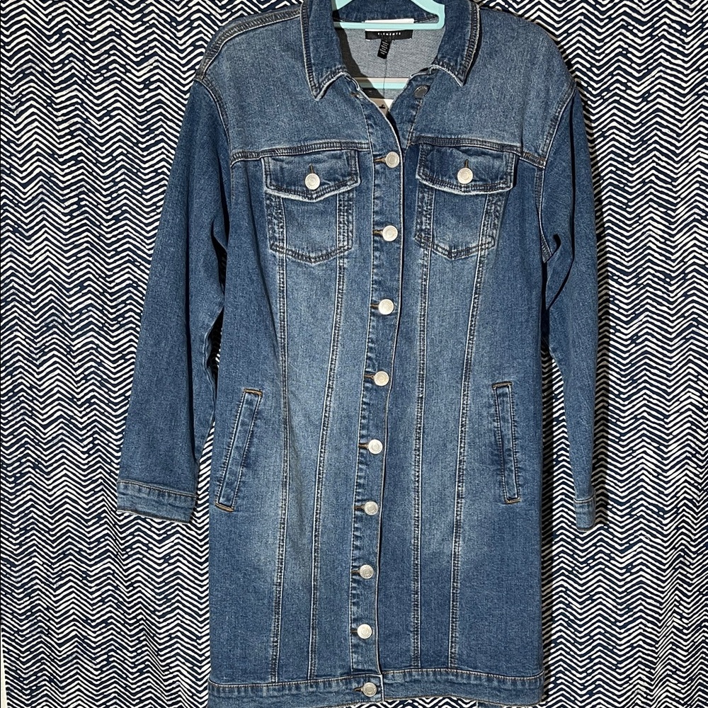 Denim Button-Up Dress